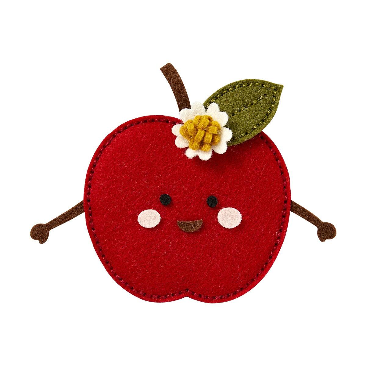 Spellbinders Felt Cheeky Apple Die Set - CraftSource Market: Craft Supplies & Kits Spellbinders > Dies > Floral > Craft Die Set