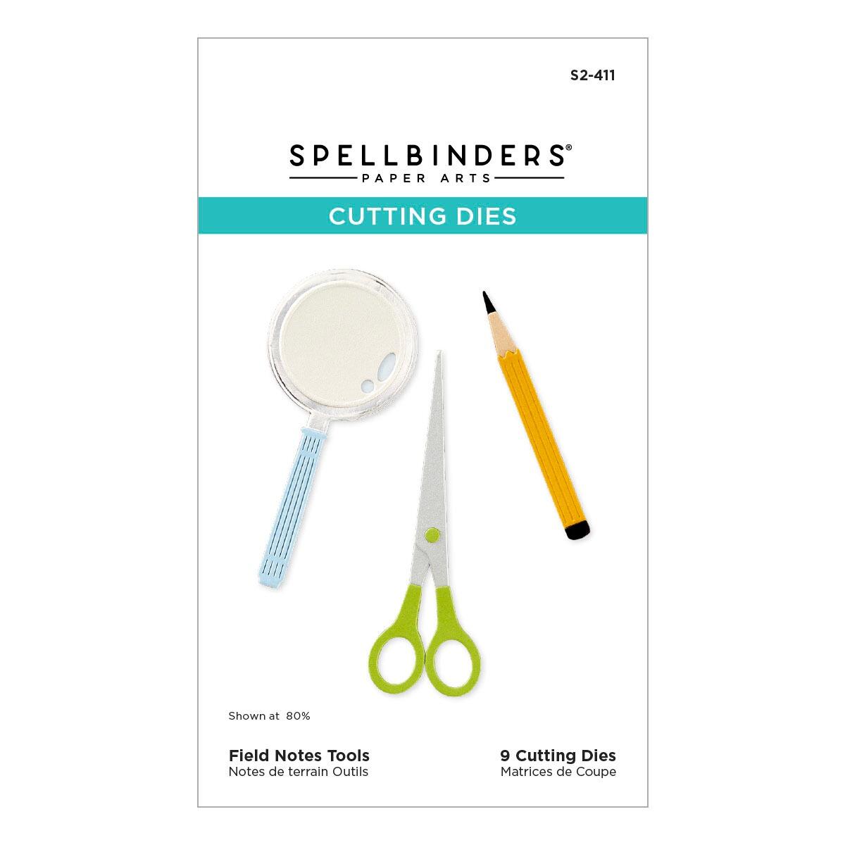 Spellbinders Field Notes Tools Die Set - CraftSource Market: Craft Supplies & Kits Spellbinders > Dies > Music > Craft Die Set