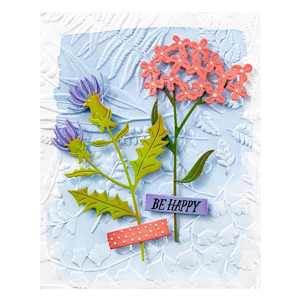Spellbinders Field Notes Wildflowers Die Set - CraftSource Market: Craft Supplies & Kits Spellbinders > Dies > Floral > Craft Die Set