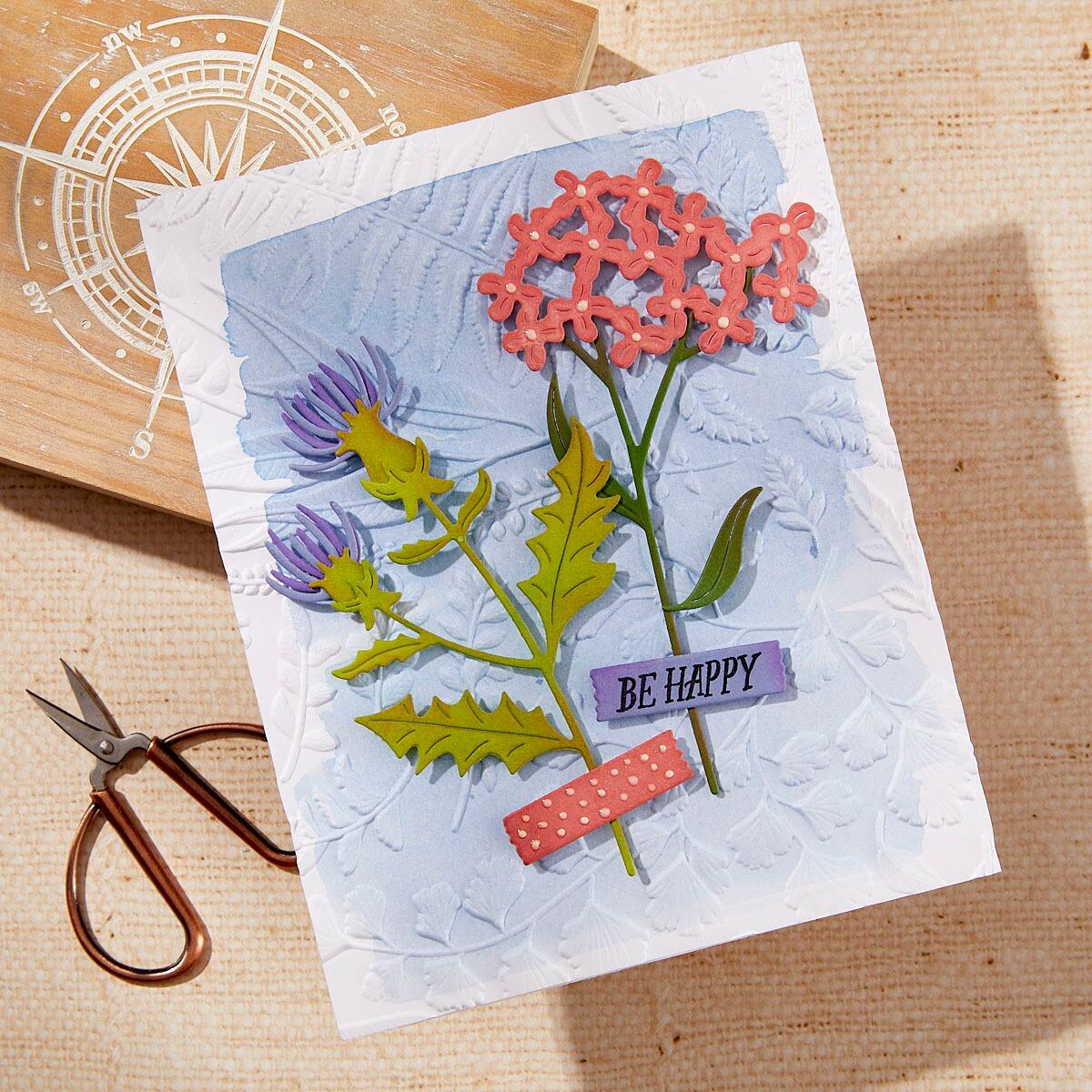 Spellbinders Field Notes Wildflowers Die Set - CraftSource Market: Craft Supplies & Kits Spellbinders > Dies > Floral > Craft Die Set