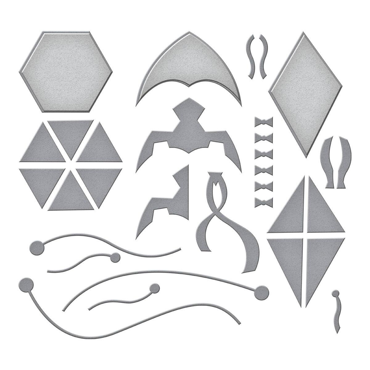 Spellbinders Fly a Kite Die Set - CraftSource Market: Craft Supplies & Kits Spellbinders > Stencils > General > Craft Stencil