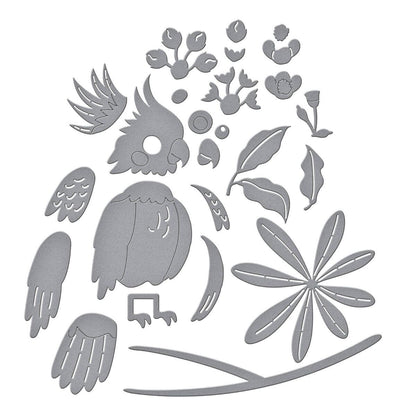 Spellbinders Flying High Die Set - CraftSource Market: Craft Supplies & Kits Spellbinders > Dies > Floral > Craft Die Set