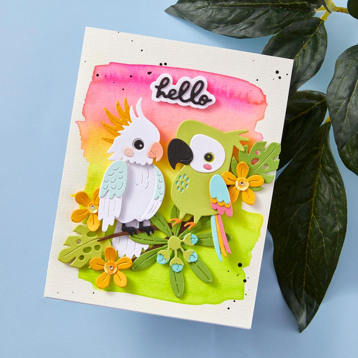 Spellbinders Flying High Die Set - CraftSource Market: Craft Supplies & Kits Spellbinders > Dies > Floral > Craft Die Set