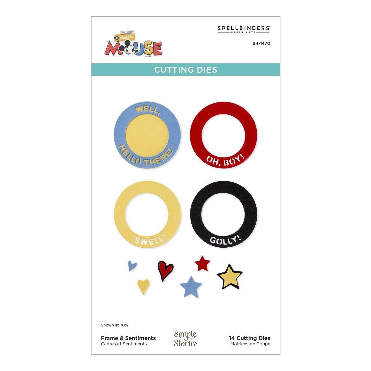 Spellbinders Frame & Sentiments Die Set - CraftSource Market: Craft Supplies & Kits Spellbinders > Dies > General > Craft Die Set