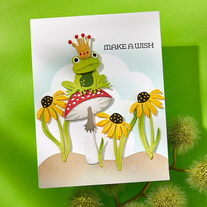 Spellbinders Frog Prince Die Set - CraftSource Market: Craft Supplies & Kits Spellbinders > Stencils > Floral > Craft Stencil