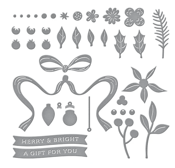 Spellbinders Gifting Bow Die Set - CraftSource Market: Craft Supplies & Kits Spellbinders > Dies > Christmas > Craft Die Set