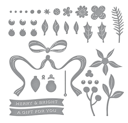 Spellbinders Gifting Bow Die Set - CraftSource Market: Craft Supplies & Kits Spellbinders > Dies > Christmas > Craft Die Set