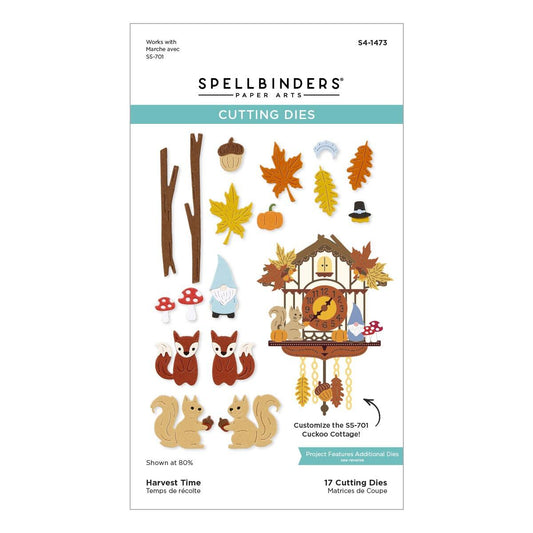 Spellbinders Harvest Time Die Set - CraftSource Market: Craft Supplies & Kits Spellbinders > Letterpress > Autumn > Craft Press Plate