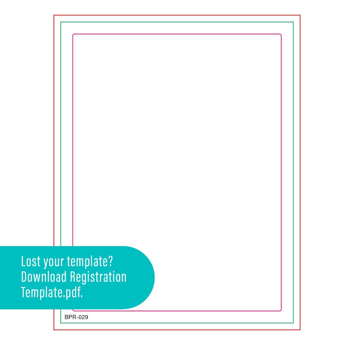 Spellbinders Journal Grid Registration Press Plates - CraftSource Market: Craft Supplies & Kits Spellbinders > Letterpress > General > Craft Press Plate
