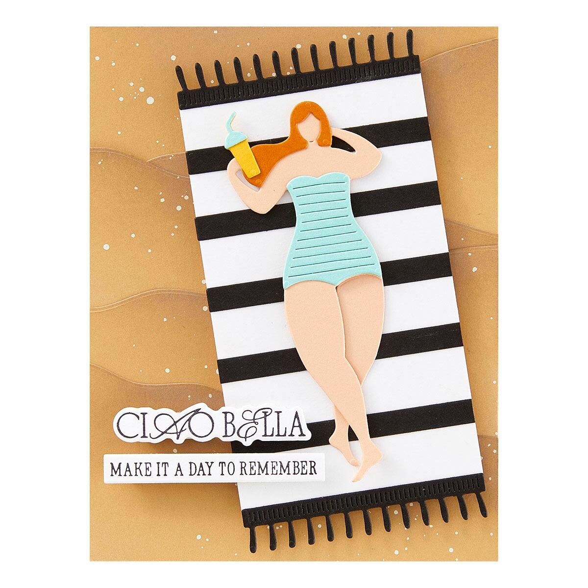 Spellbinders La Dolce Vita Amalfi Breeze Die Set - CraftSource Market: Craft Supplies & Kits Spellbinders > Dies > Christmas > Craft Die Set