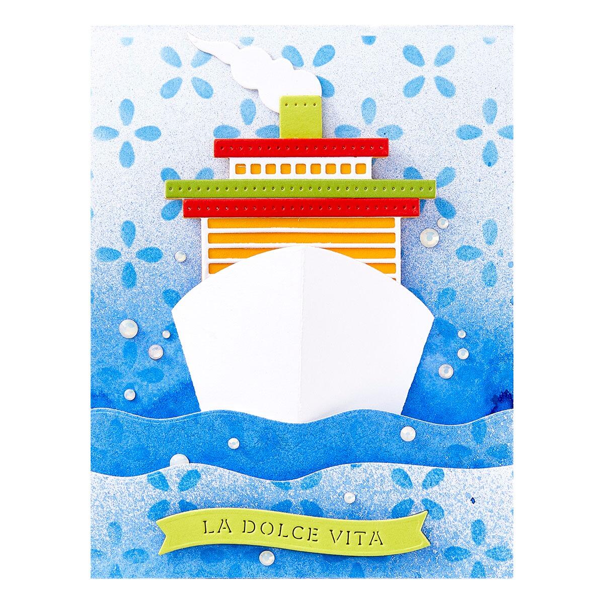 Spellbinders La Dolce Vita Banners Die Set - CraftSource Market: Craft Supplies & Kits Spellbinders > Dies > Birthday > Craft Die Set