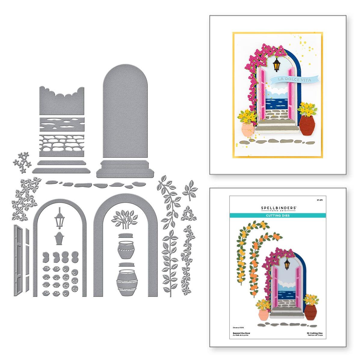 Spellbinders La Dolce Vita Collection Beyond the Door Die Set - CraftSource Market: Craft Supplies & Kits Spellbinders > Dies > General > Craft Die Set