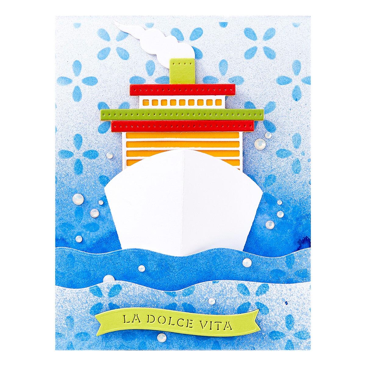 Spellbinders La Dolce Vita Deckside Dreams Die Set - CraftSource Market: Craft Supplies & Kits Spellbinders > Dies > Christmas > Craft Die Set