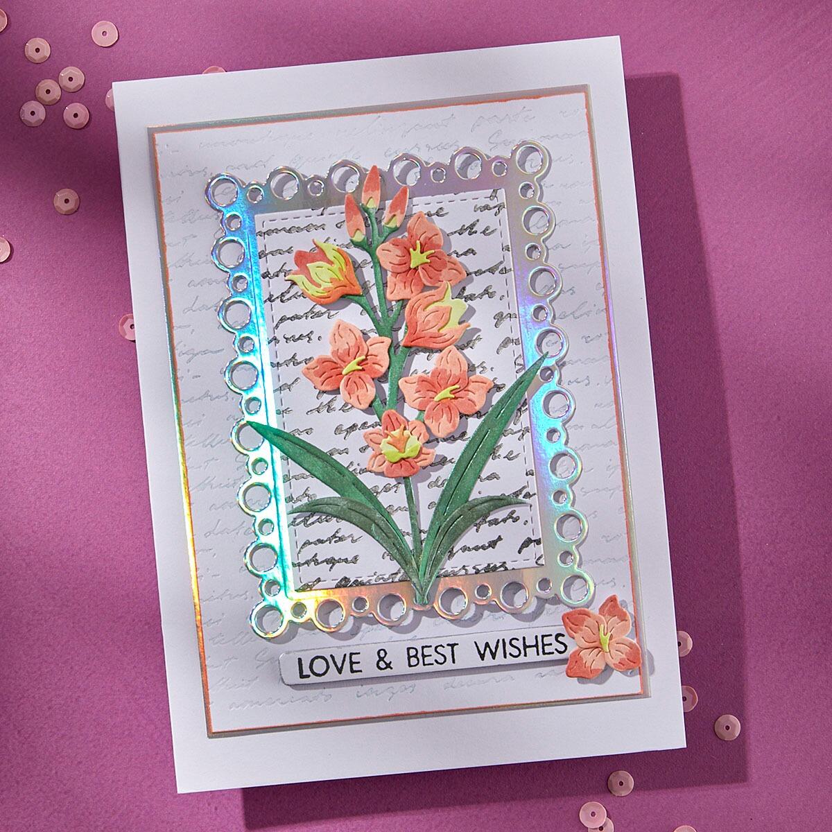 Spellbinders Layered Gladiolus Die Set - CraftSource Market: Craft Supplies & Kits Spellbinders > Dies > Floral > Craft Die Set