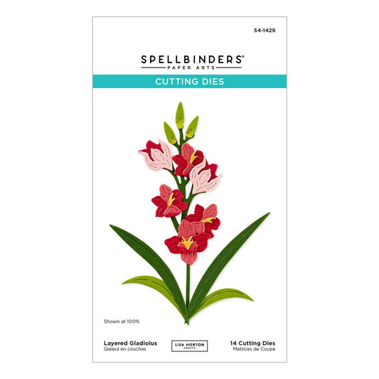 Spellbinders Layered Gladiolus Die Set - CraftSource Market: Craft Supplies & Kits Spellbinders > Dies > Floral > Craft Die Set