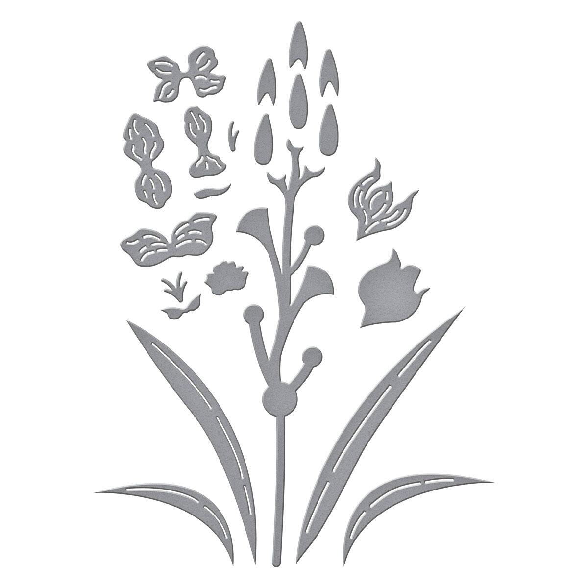 Spellbinders Layered Gladiolus Die Set - CraftSource Market: Craft Supplies & Kits Spellbinders > Dies > Floral > Craft Die Set