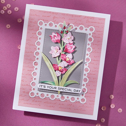 Spellbinders Layered Gladiolus Die Set - CraftSource Market: Craft Supplies & Kits Spellbinders > Dies > Floral > Craft Die Set
