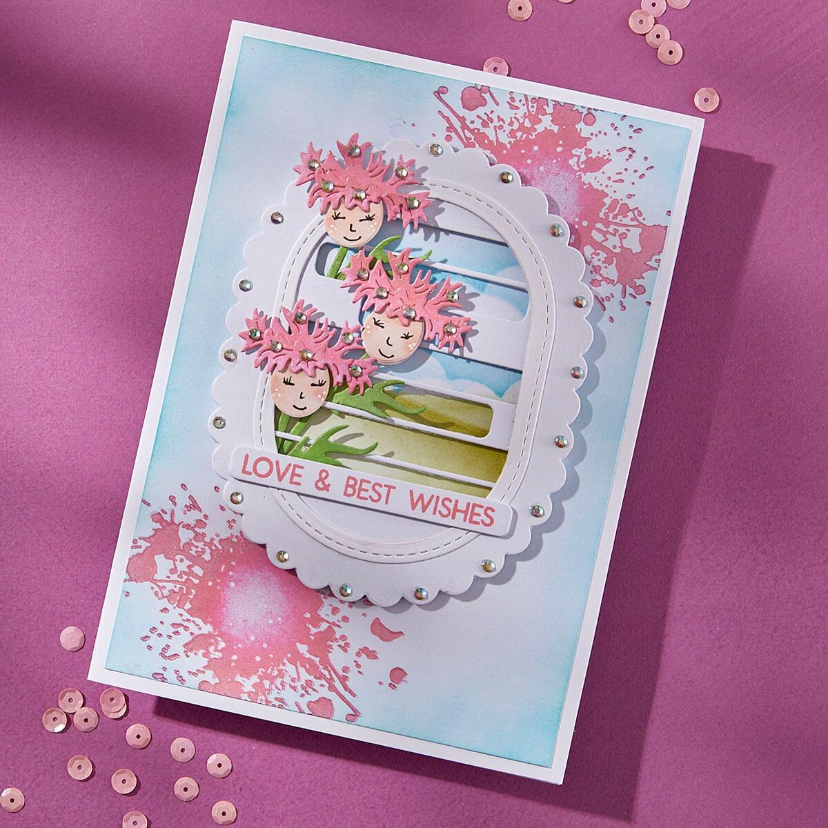 Spellbinders Layered Wildflowers Die Set - CraftSource Market: Craft Supplies & Kits Spellbinders > Dies > Floral > Craft Die Set