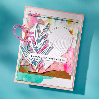 Spellbinders Lined Circles Embossing Folder by Dina Wakley - CraftSource Market: Craft Supplies & Kits Spellbinders > Embossing > Floral > Craft Embossing Folder