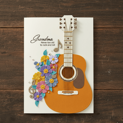 Spellbinders Majestic Guitar Die Set - CraftSource Market: Craft Supplies & Kits Spellbinders > Dies > Music > Craft Die Set