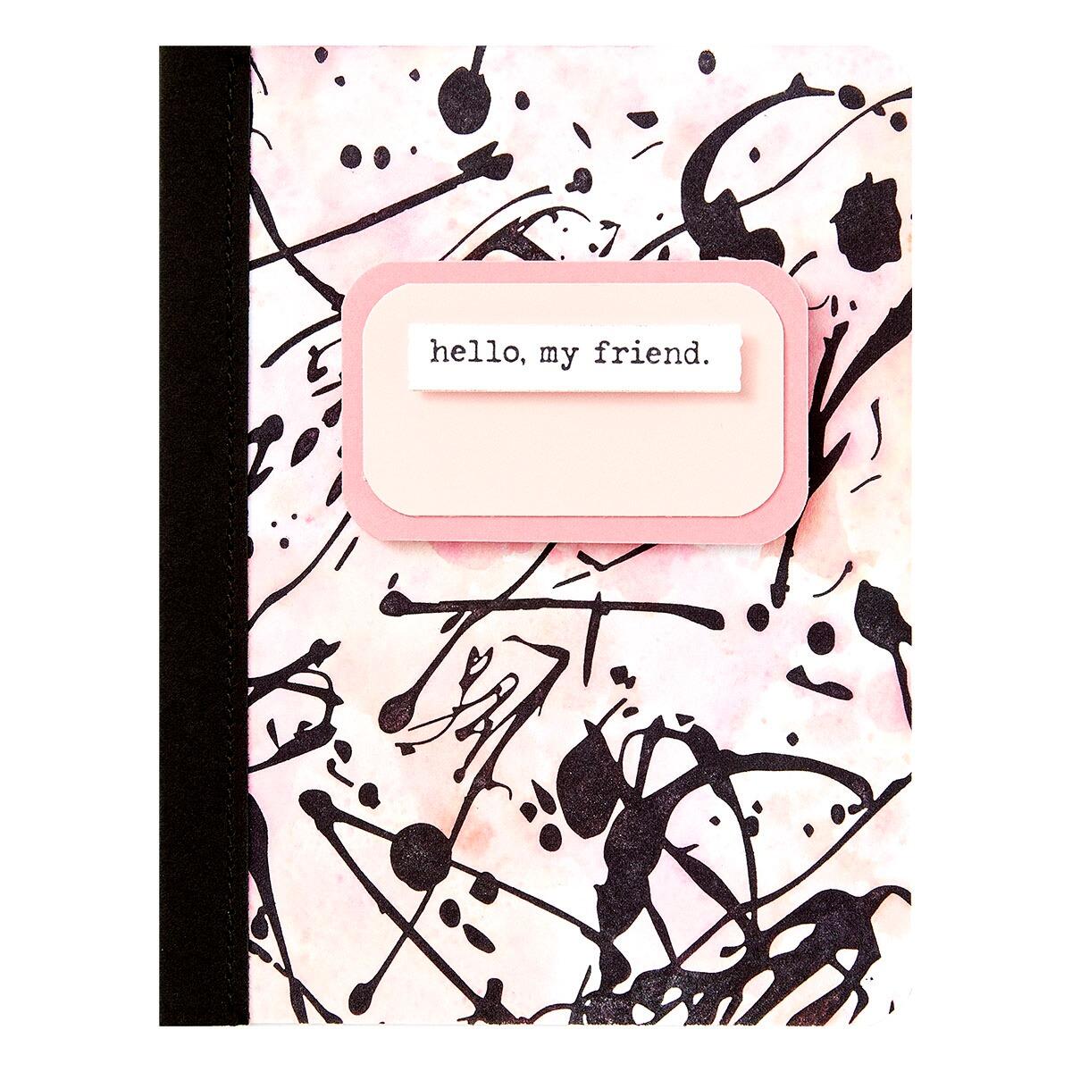 Spellbinders Memo Splatter BetterPress Plate - CraftSource Market: Craft Supplies & Kits Spellbinders > Letterpress > General > Craft Press Plate
