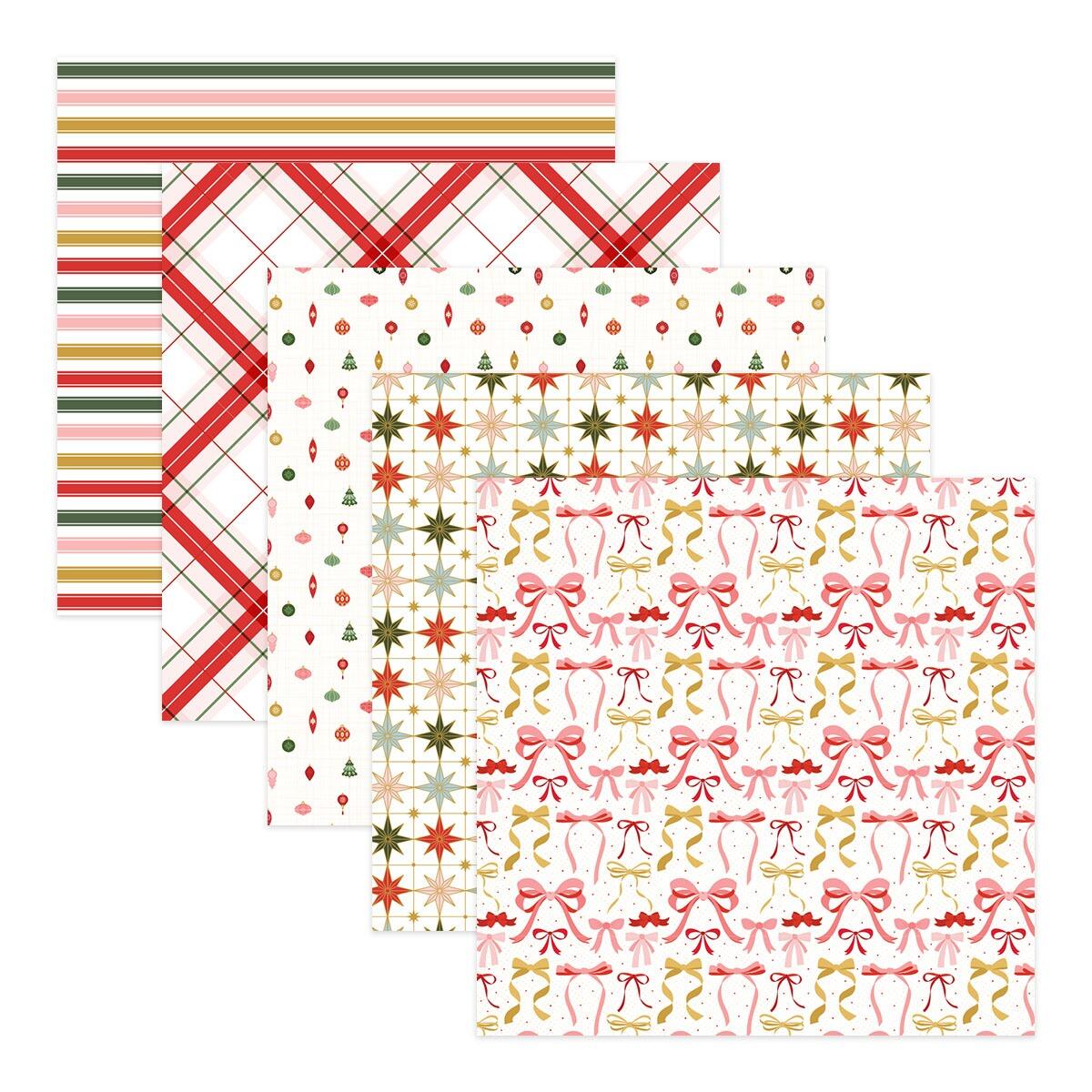 Spellbinders Merry Moments Paper Pad - CraftSource Market: Craft Supplies & Kits Spellbinders > Paper & Card > Christmas > Craft Paper Pack