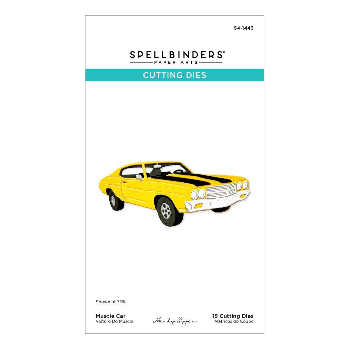 Spellbinders Muscle Car Die Set - CraftSource Market: Craft Supplies & Kits Spellbinders > Dies > General > Craft Die Set