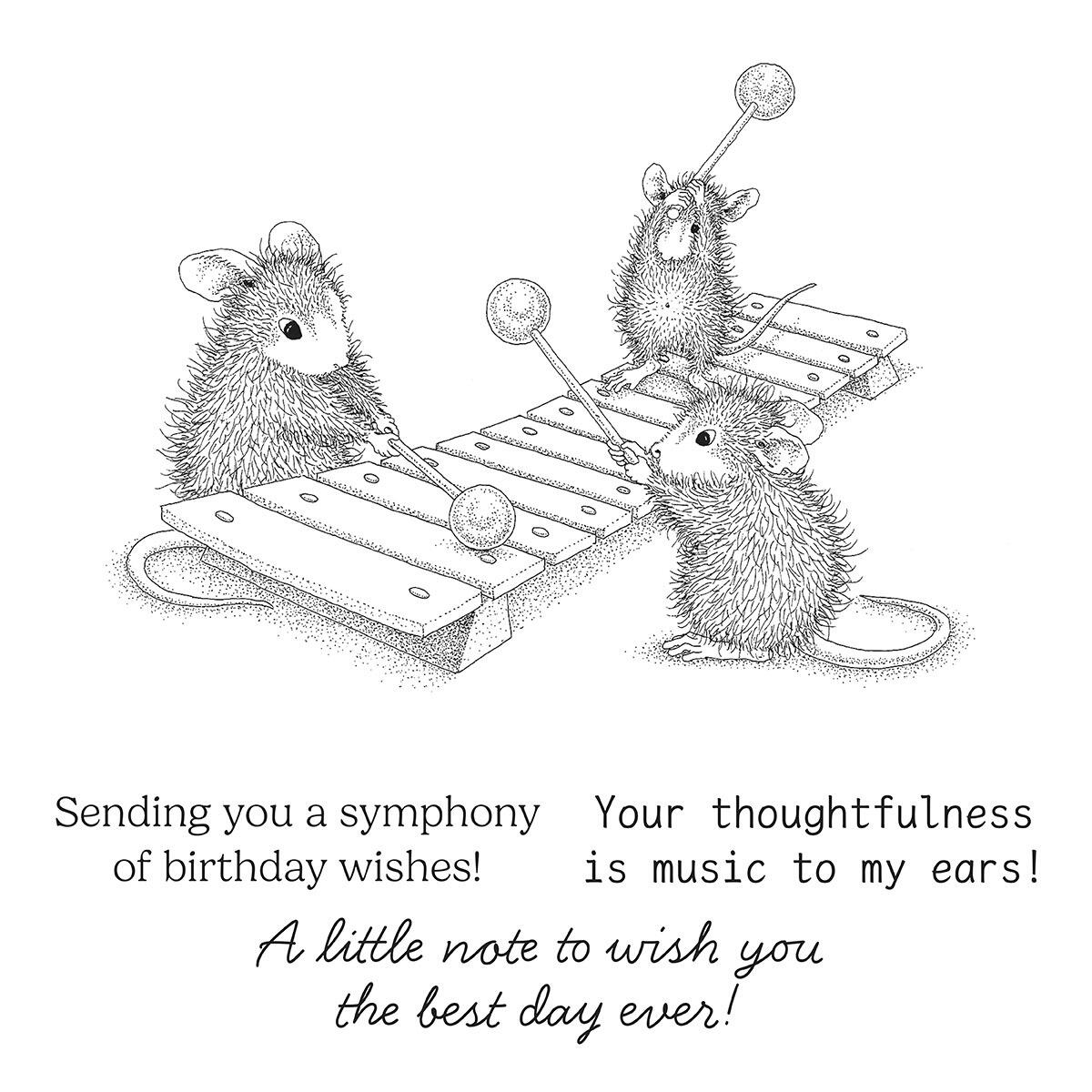 Spellbinders Music to My Ears Cling Rubber Stamp Set - CraftSource Market: Craft Supplies & Kits Spellbinders > Kits > Birthday > Craft Kit
