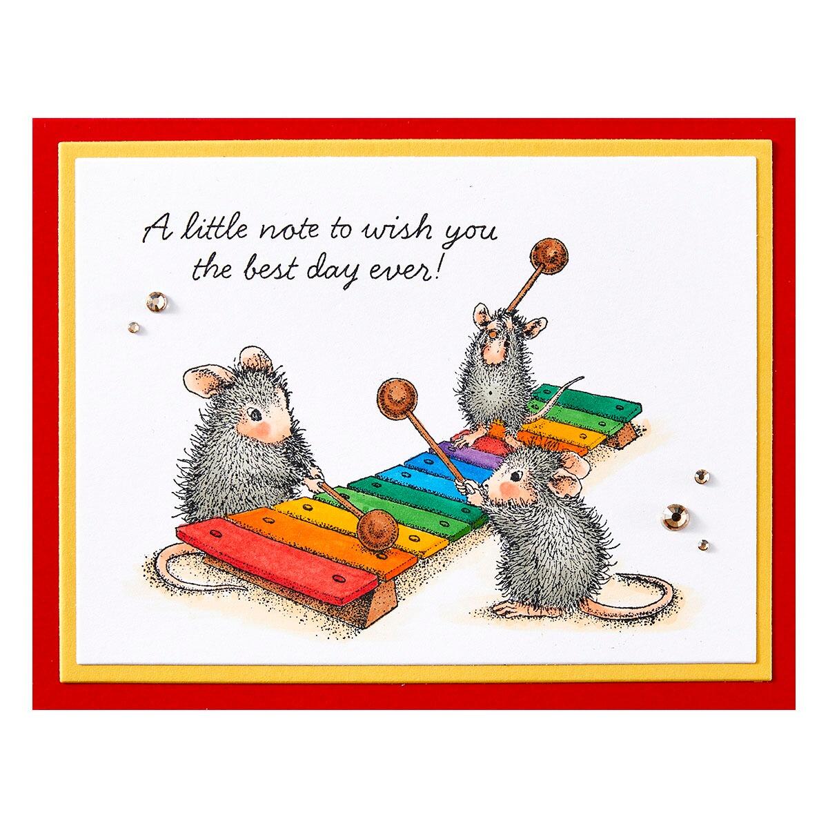 Spellbinders Music to My Ears Cling Rubber Stamp Set - CraftSource Market: Craft Supplies & Kits Spellbinders > Kits > Birthday > Craft Kit