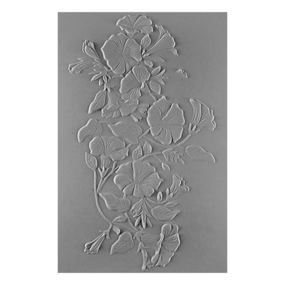 Spellbinders Petunia Cascade 3D Embossing Folder â€“ Summer Solstice Garden - CraftSource Market: Craft Supplies & Kits Spellbinders > Embossing > Spring > Craft Embossing Folder