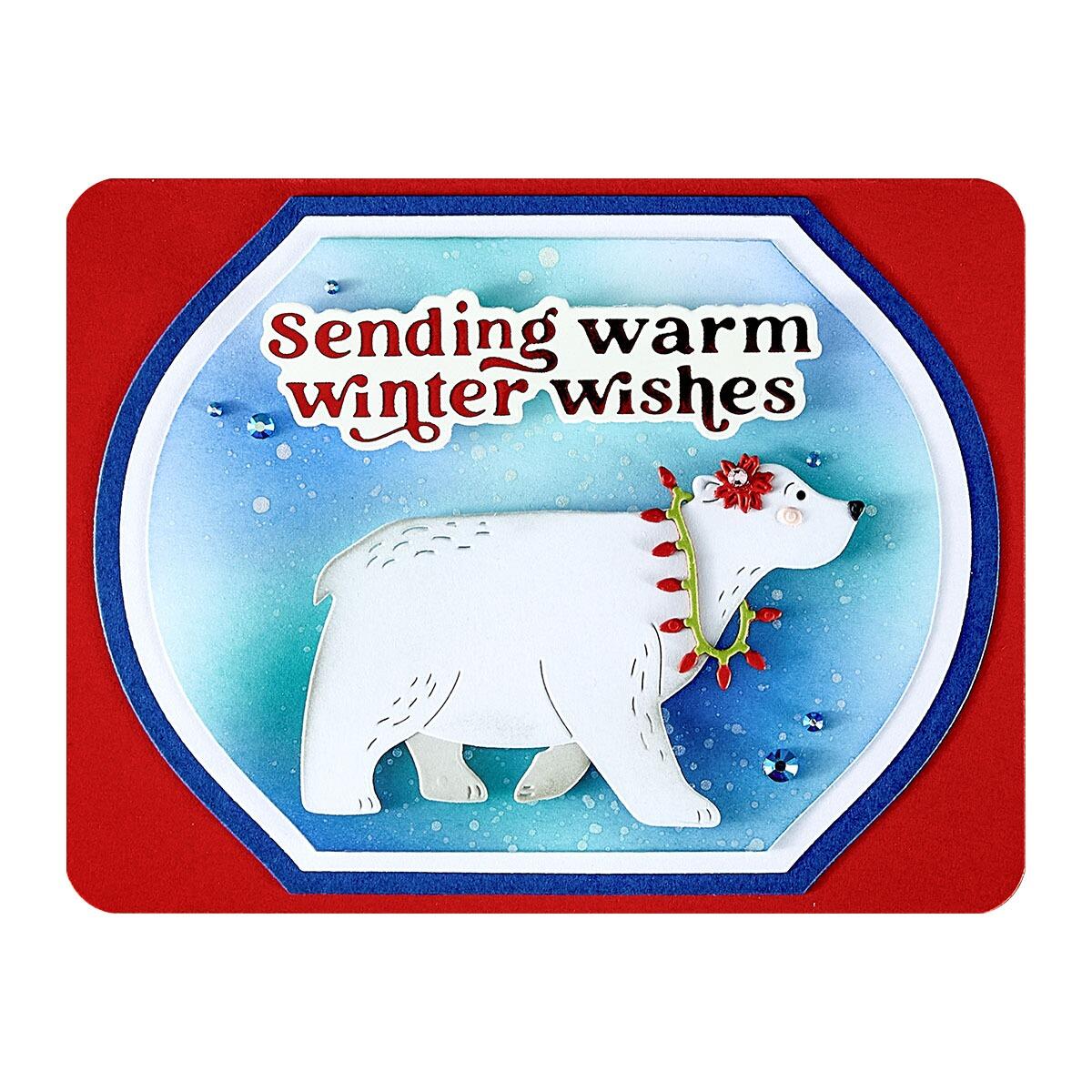 Spellbinders Polar Bear Pals Die Set - CraftSource Market: Craft Supplies & Kits Spellbinders > Dies > Christmas > Craft Die Set
