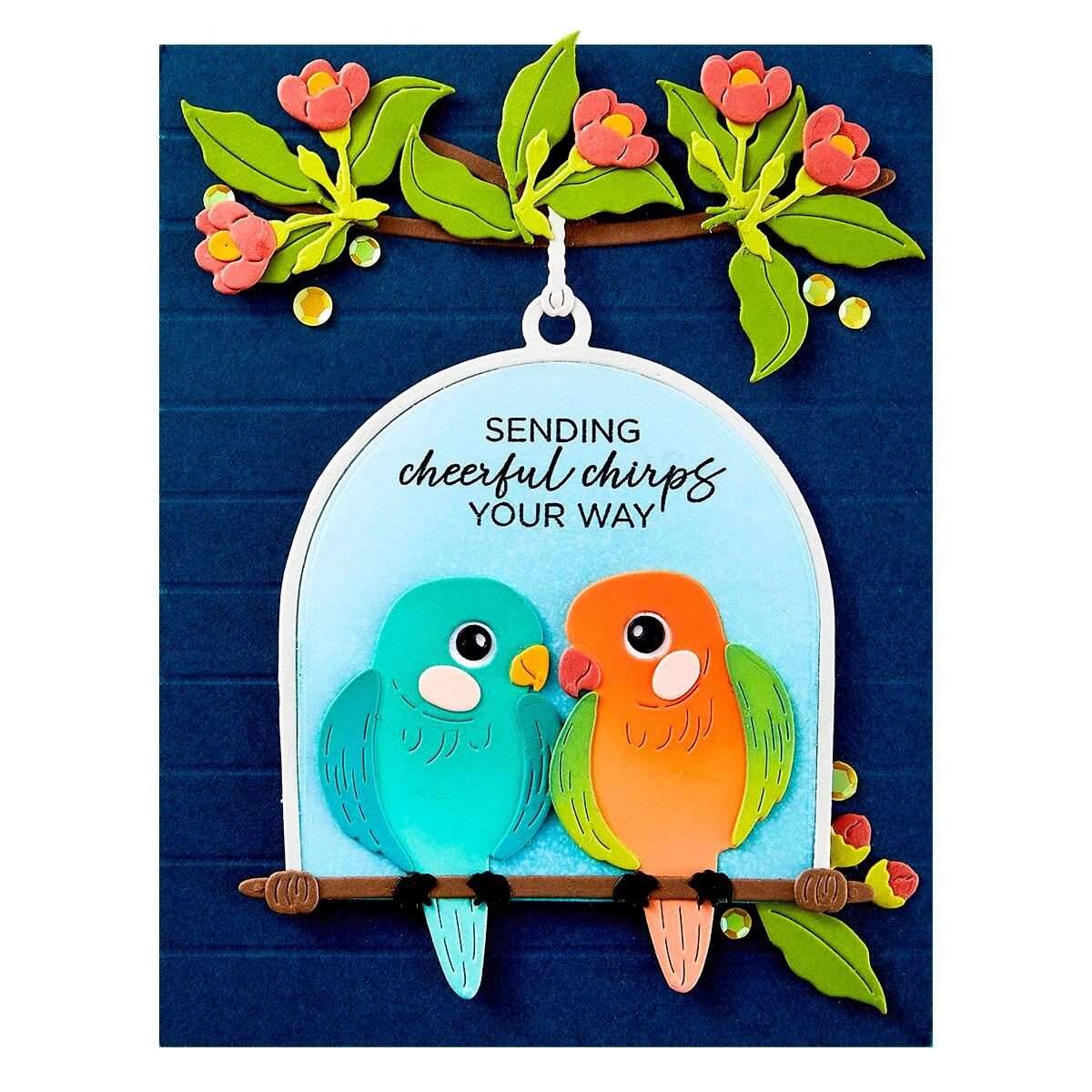 Spellbinders Pretty Birds Die Set - CraftSource Market: Craft Supplies & Kits Spellbinders > Dies > Spring > Craft Die Set