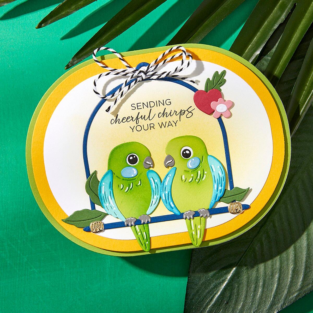 Spellbinders Pretty Birds Die Set - CraftSource Market: Craft Supplies & Kits Spellbinders > Dies > Spring > Craft Die Set