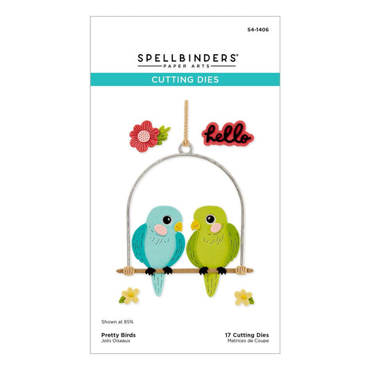 Spellbinders Pretty Birds Die Set - CraftSource Market: Craft Supplies & Kits Spellbinders > Dies > Spring > Craft Die Set