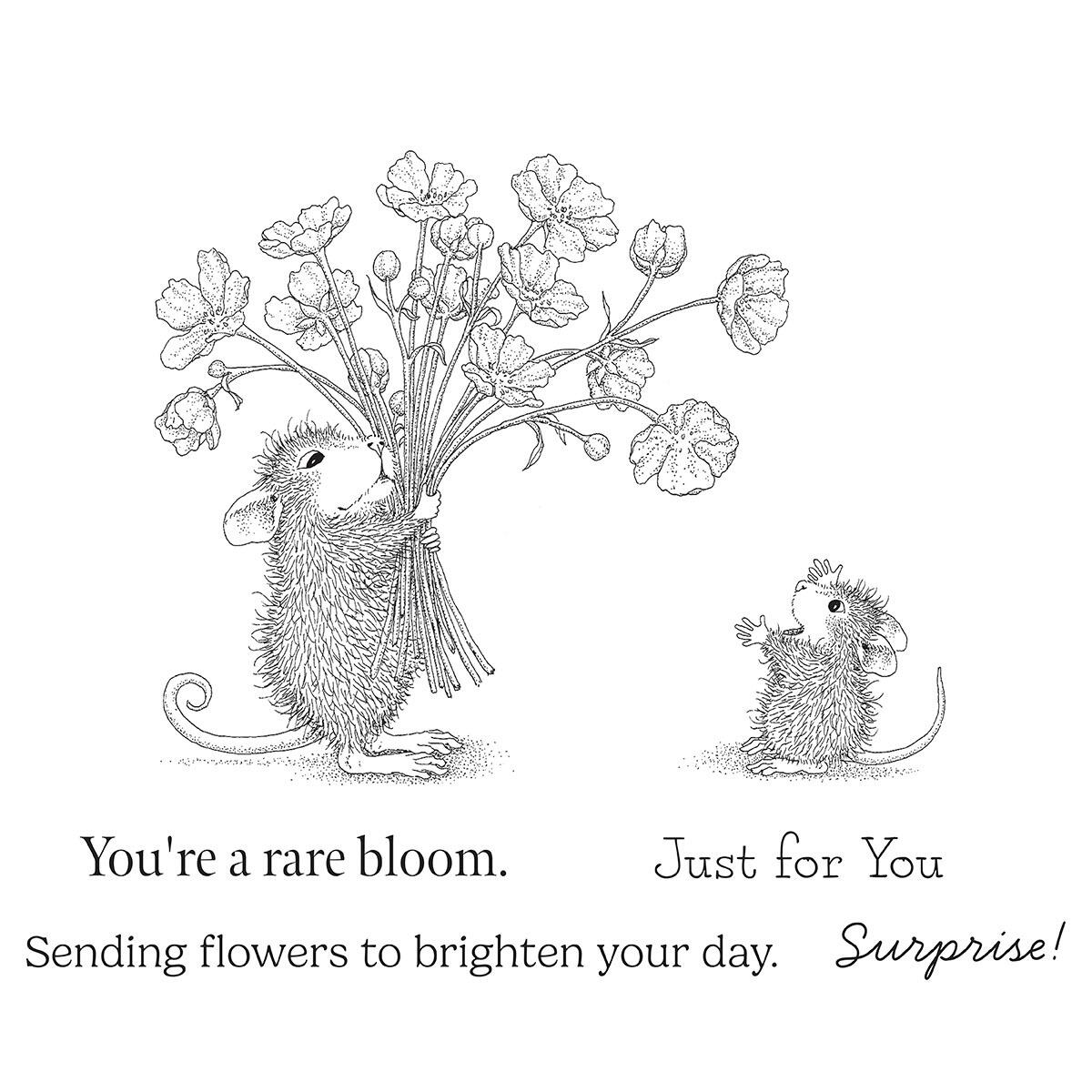 Spellbinders Rare Bloom Cling Rubber Stamp Set - CraftSource Market: Craft Supplies & Kits Spellbinders > Stamps > Floral > Craft Stamp Set