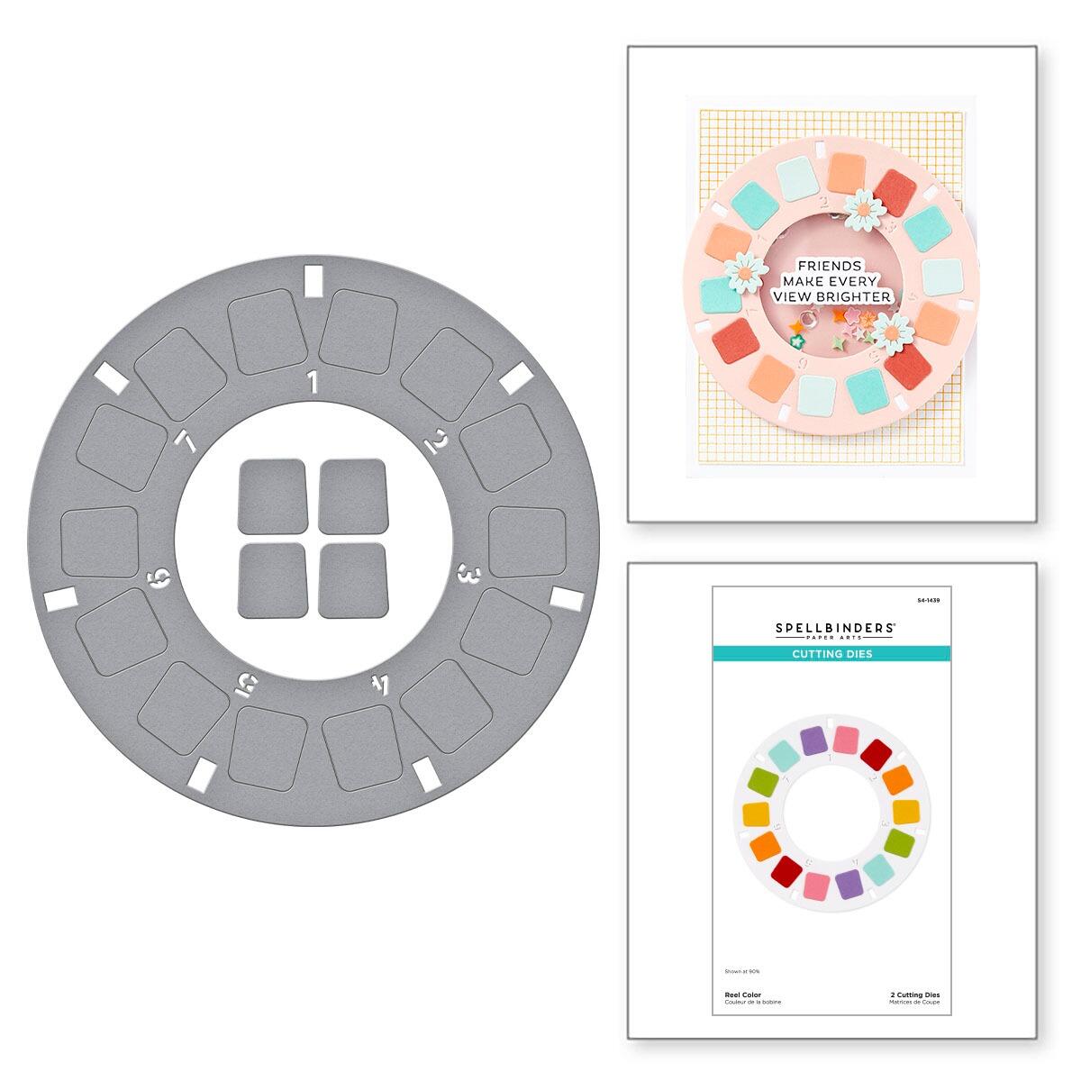 Spellbinders Reel Color Die Set - CraftSource Market: Craft Supplies & Kits Spellbinders > Letterpress > General > Craft Press Plate