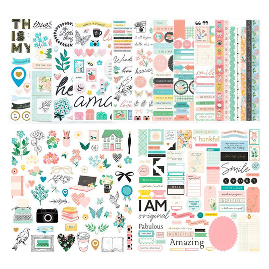 Spellbinders Rosie's Studio Hello It's Me! Embellishment Bundle - CraftSource Market: Craft Supplies & Kits Spellbinders > Bundles > General > Craft Bundle