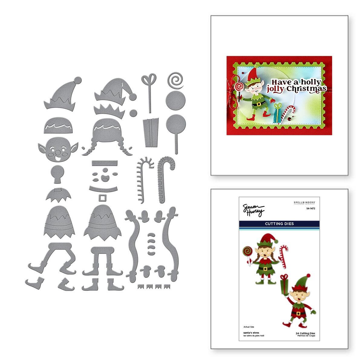 Spellbinders Santa's Elves Die Set - CraftSource Market: Craft Supplies & Kits Spellbinders > Dies > Christmas > Craft Die Set
