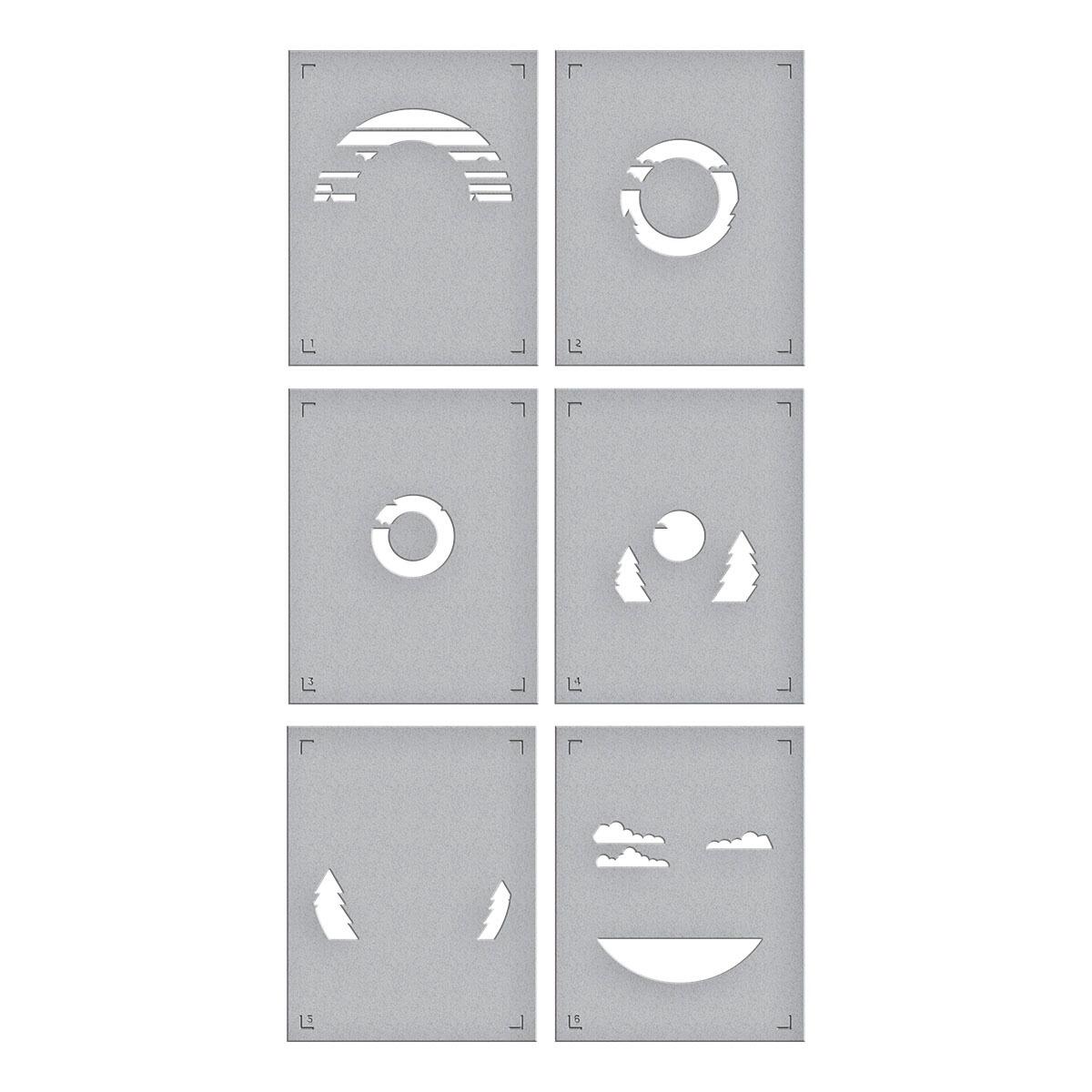 Spellbinders Scenic Drive Stencil - CraftSource Market: Craft Supplies & Kits Spellbinders > Stencils > General > Craft Stencil