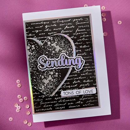 Spellbinders Sending Smiles Sentiments Clear Stamp & Die Set - CraftSource Market: Craft Supplies & Kits Spellbinders > Stamps > Birthday > Craft Stamp Set