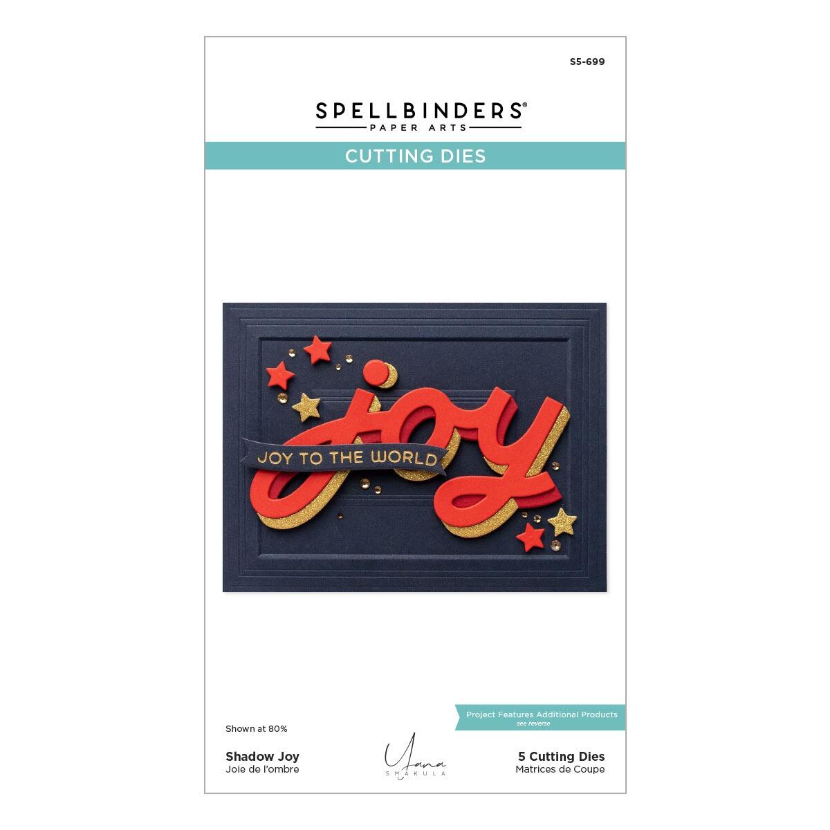 Spellbinders Shadow Joy Die Set - CraftSource Market: Craft Supplies & Kits Spellbinders > Dies > Christmas > Craft Die Set