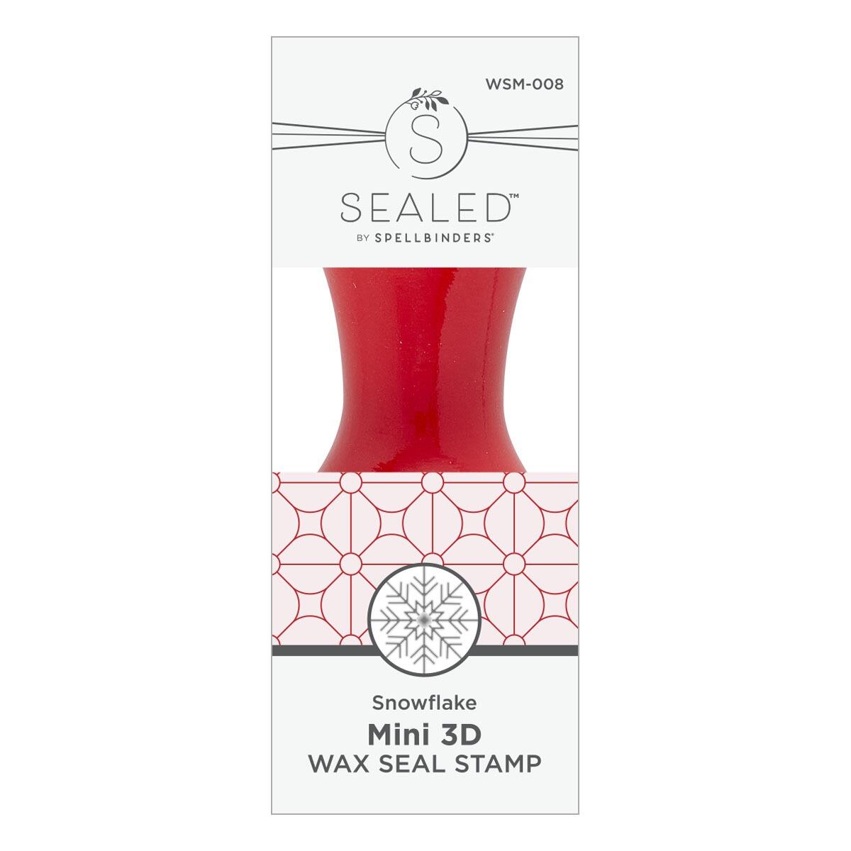 Spellbinders Snowflake Mini 3D Wax Seal - CraftSource Market: Craft Supplies & Kits Spellbinders > Kits > Christmas > Craft Kit