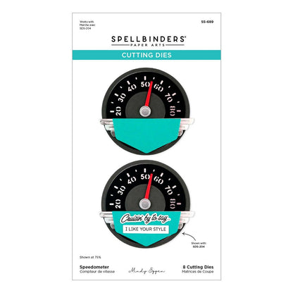 Spellbinders Speedometer Die Set - CraftSource Market: Craft Supplies & Kits Spellbinders > Dies > General > Craft Die Set