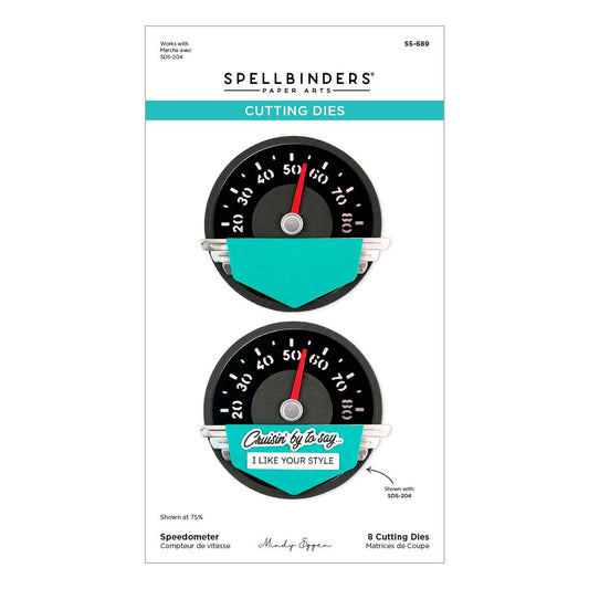 Spellbinders Speedometer Die Set - CraftSource Market: Craft Supplies & Kits Spellbinders > Dies > General > Craft Die Set