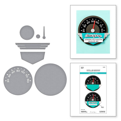 Spellbinders Speedometer Die Set - CraftSource Market: Craft Supplies & Kits Spellbinders > Dies > General > Craft Die Set