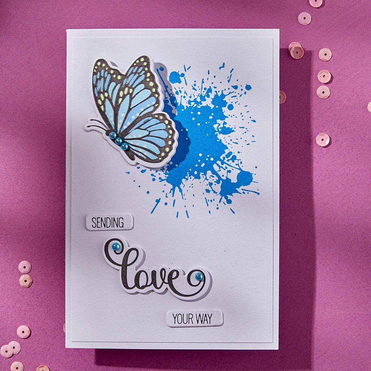 Spellbinders Splatters BetterPress Plate - CraftSource Market: Craft Supplies & Kits Spellbinders > Letterpress > Floral > Craft Press Plate