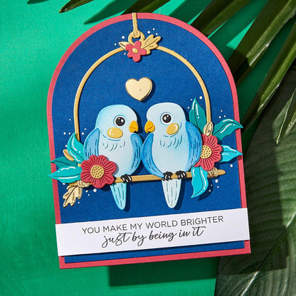 Spellbinders Spread Your Wings Sentiments Stamp Set - CraftSource Market: Craft Supplies & Kits Spellbinders > Kits > Birthday > Craft Kit