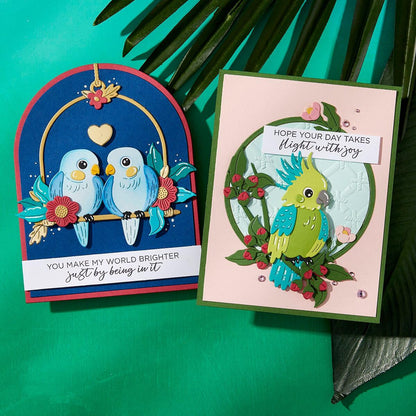 Spellbinders Spread Your Wings Sentiments Stamp Set - CraftSource Market: Craft Supplies & Kits Spellbinders > Kits > Birthday > Craft Kit
