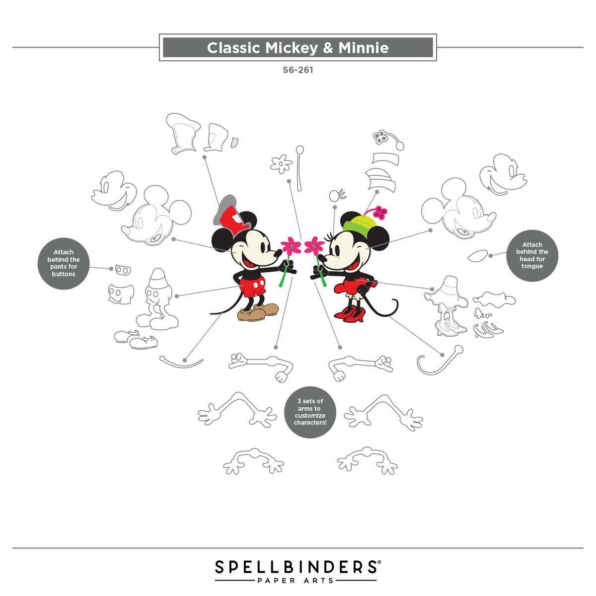 Spellbinders Steamboat Willie Duo Die Set - CraftSource Market: Craft Supplies & Kits Spellbinders > Dies > General > Craft Die Set