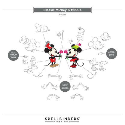 Spellbinders Steamboat Willie Duo Die Set - CraftSource Market: Craft Supplies & Kits Spellbinders > Dies > General > Craft Die Set